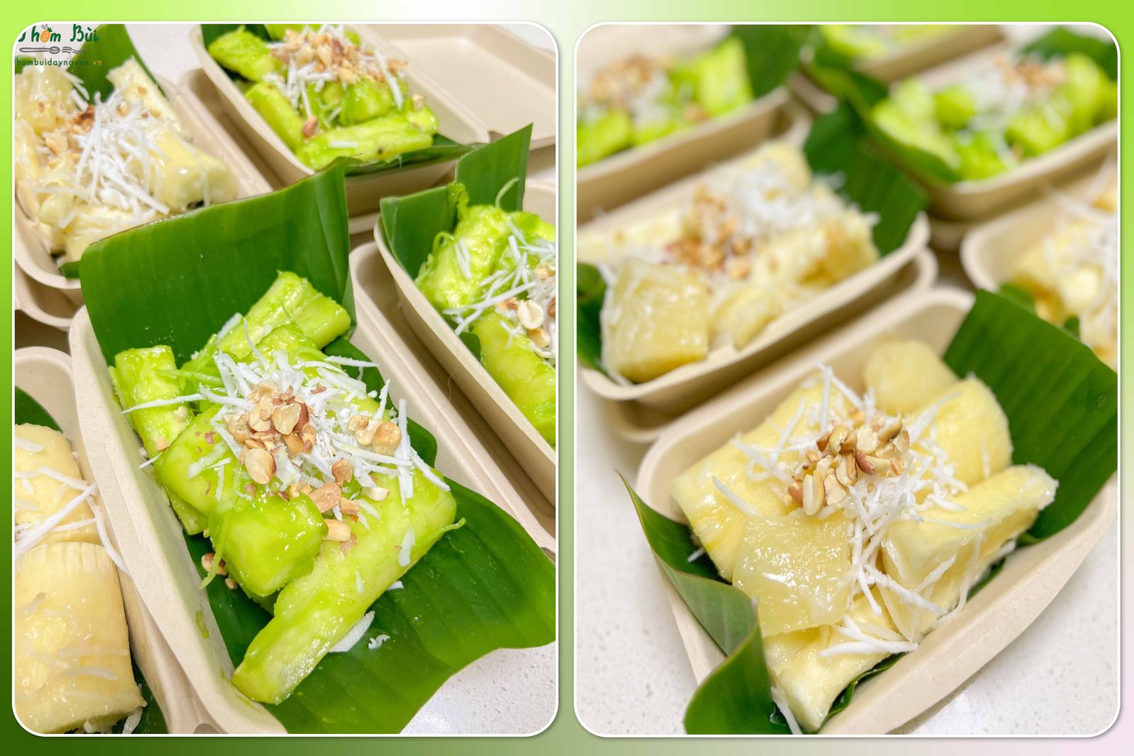 sắn hấp cốt dừa